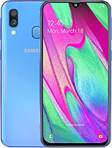 Best available price of Samsung Galaxy A40 in Mauritius